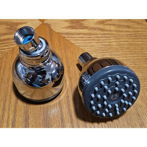 Lot of 2 Delta 1.75 GPM Single Function Shower Head, Chrome